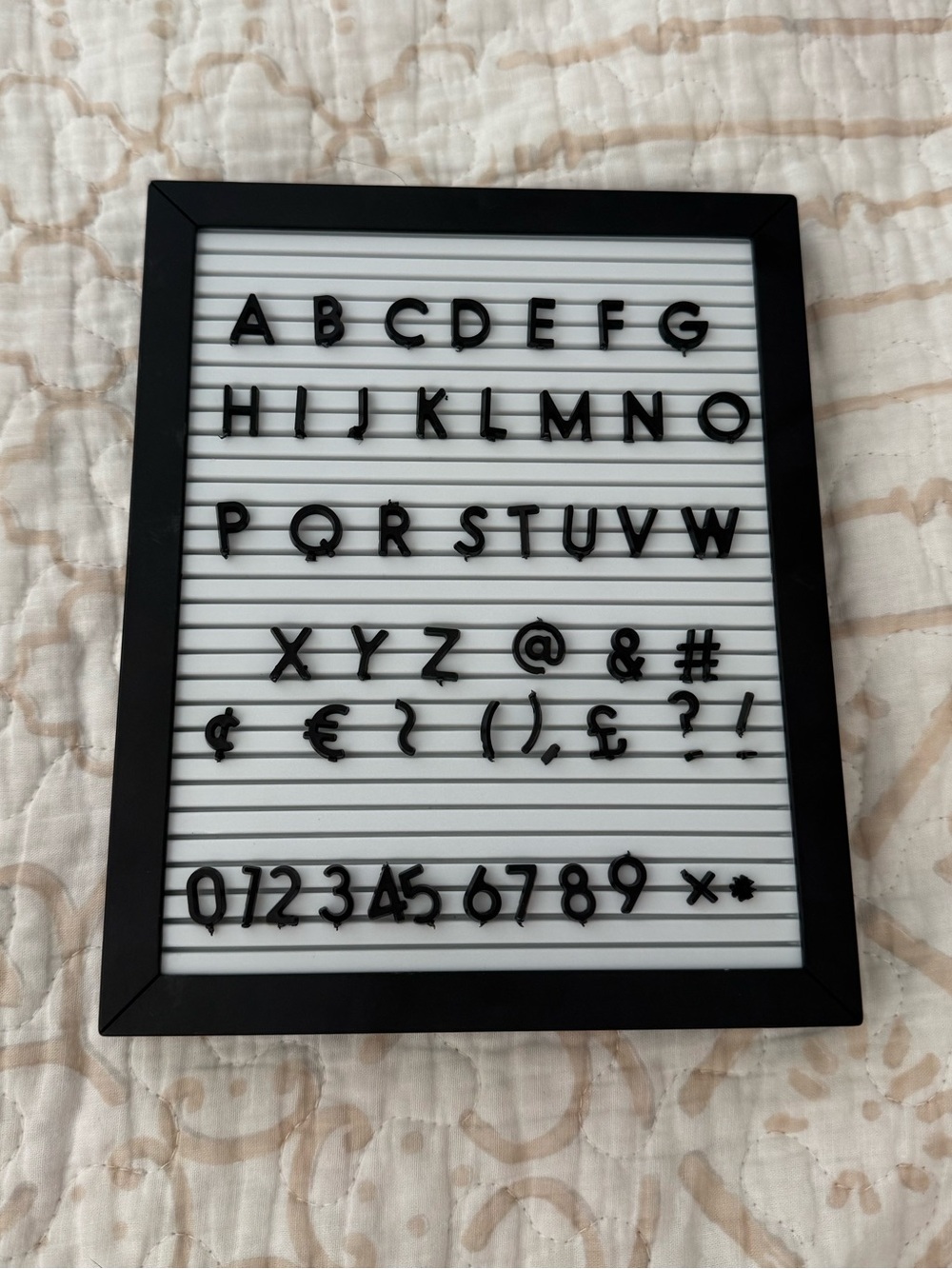 changeable letter board *all letters!*